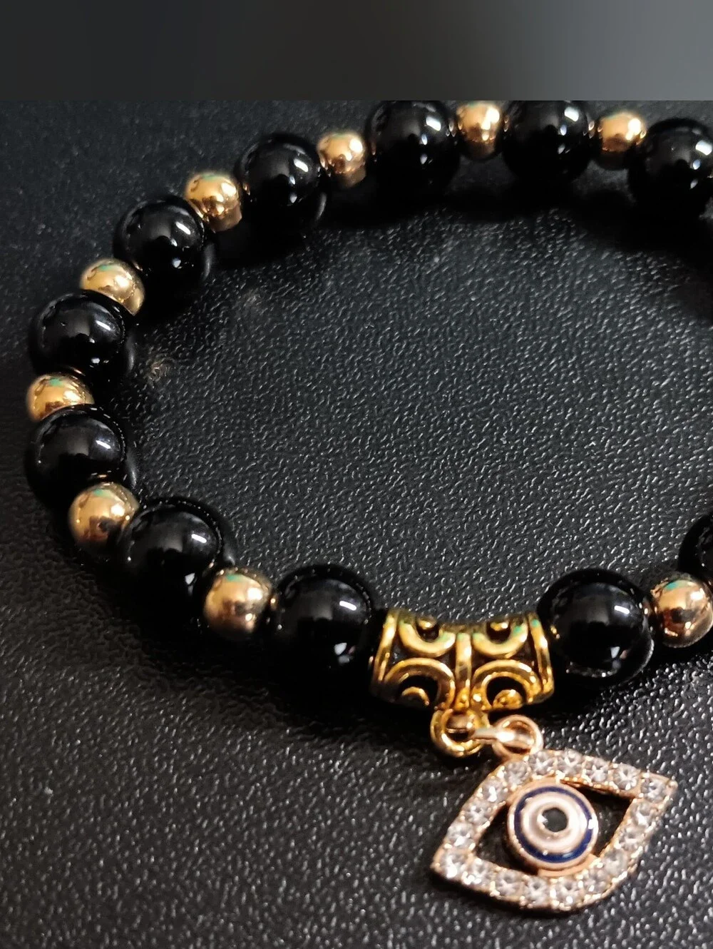 Beaded Evil Eye Bracelet